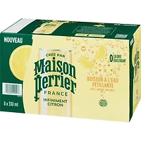 Infiniment Citron, boisson Ã  lâ€™eau pÃ©tillante