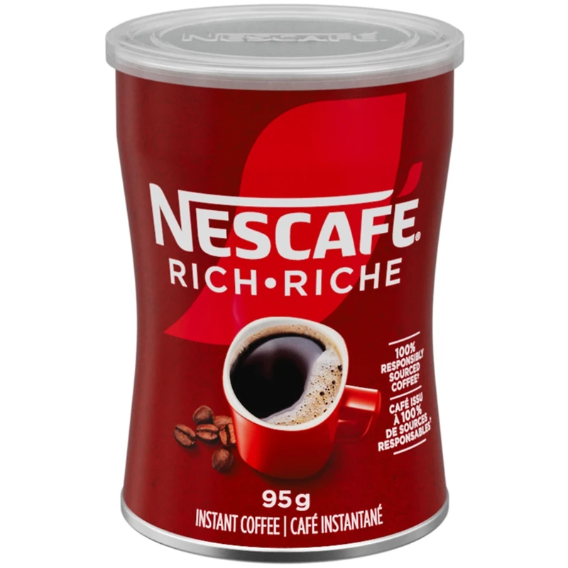 Café instantané Riche Nescafé, boîte métallique