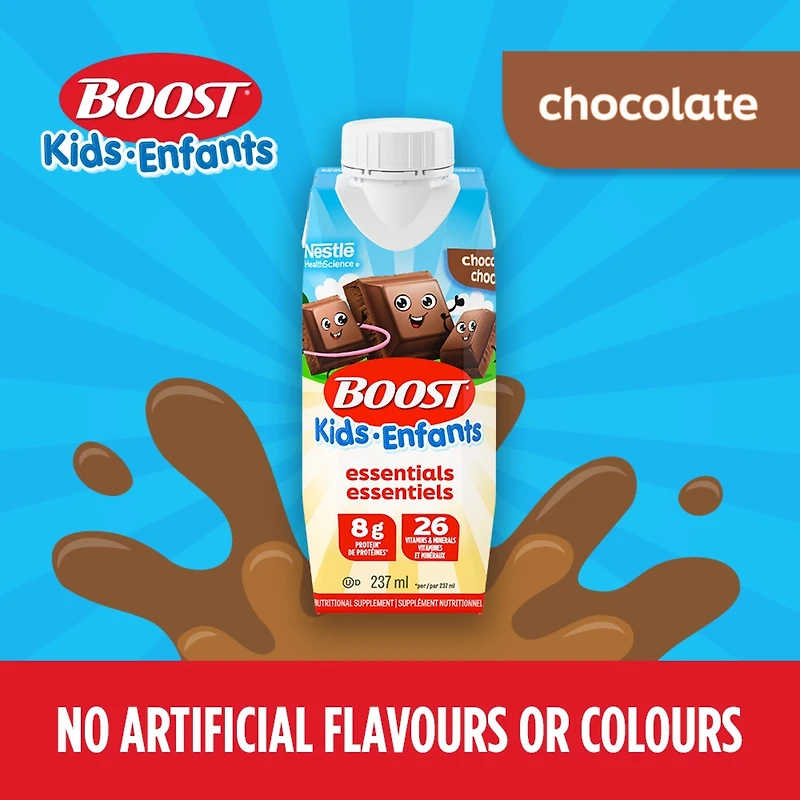 Kids Essentials Chocolate, For Kids 4-12