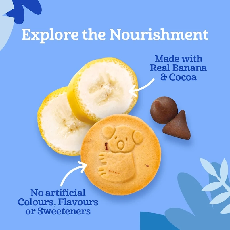 Biscuits Banane et pépites de chocolat