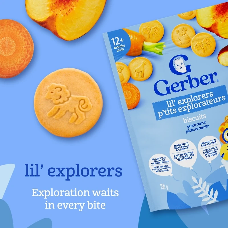 Biscuits P’tits explorateurs Pêche et carotte