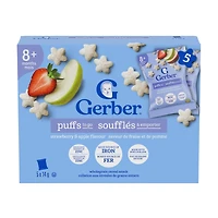 Soufflés, fraise et pomme, dès 8 mois