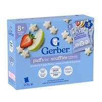 Soufflés, fraise et pomme, dès 8 mois