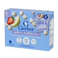 Soufflés, fraise et pomme, dès 8 mois