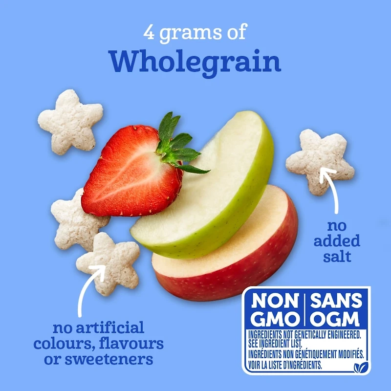 Soufflés, fraise et pomme, dès 8 mois