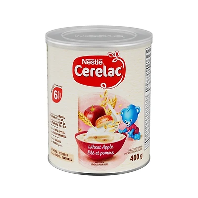 Cerelac Céréales Blé et pomme, 6 mois et plus
