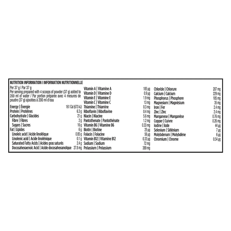 3+, supplément nutritionnel, 3 ans et plus