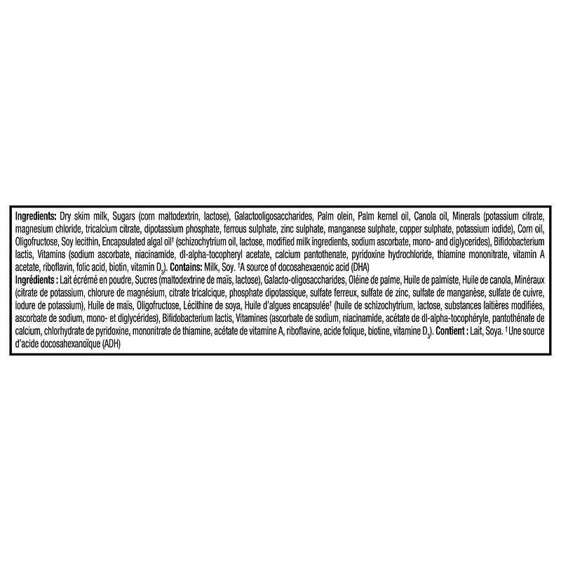 3+, supplément nutritionnel, 3 ans et plus