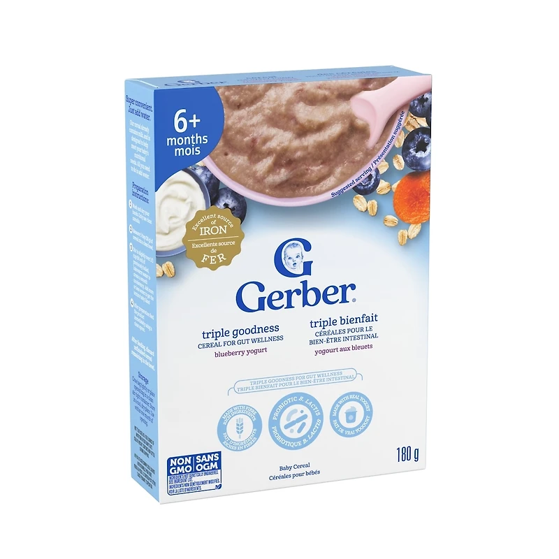 Céréales pour bébés Yogourt aux bleuets