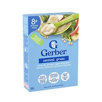 Gruau bébé Brocoli, épinards, pomme, banane