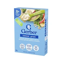 Gruau bébé Brocoli, épinards, pomme, banane