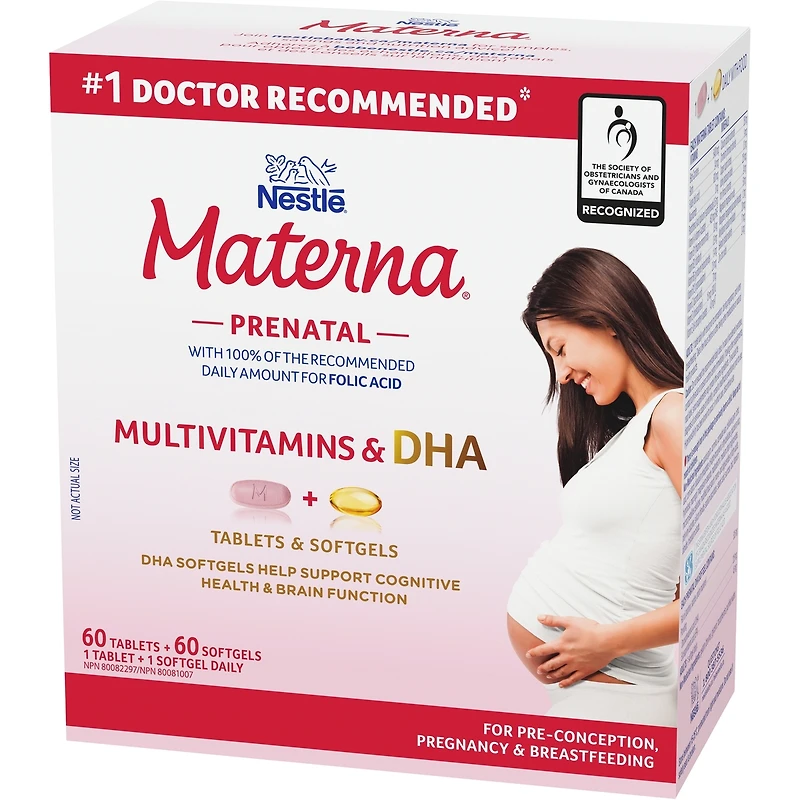 Emballage groupé MATERNA® ADH prénatal 60 comprimés 60 gélules