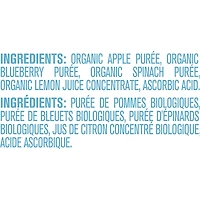 Purée Biologique Pomme Bleuet Épinard Aliment pour Bébé