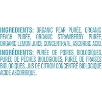 Biologique Purée Poire Pêche Fraise Aliment pour Bébé