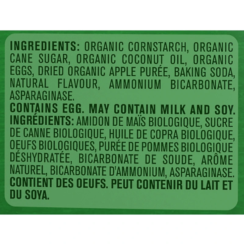 Biscuits Bio Coll. pour Tout-Petits Saveur Pomme