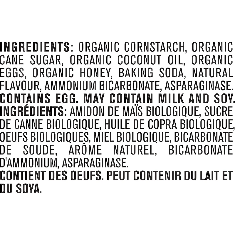 Biscuits Biologique Coll. pour Tout-Petits Miel