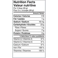 GERBER ORGANIC CEREAL MNGO CRT
