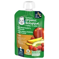 Purée Biologique Pomme Mangue Framboise Avocat avoine