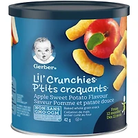 GERBER LIL’ CRUNCHIES Apple Sweet Potato, Toddler Snacks