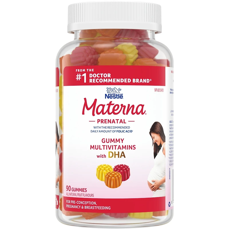Multivitamines prénatales en gelées MATERNA avec ADH
