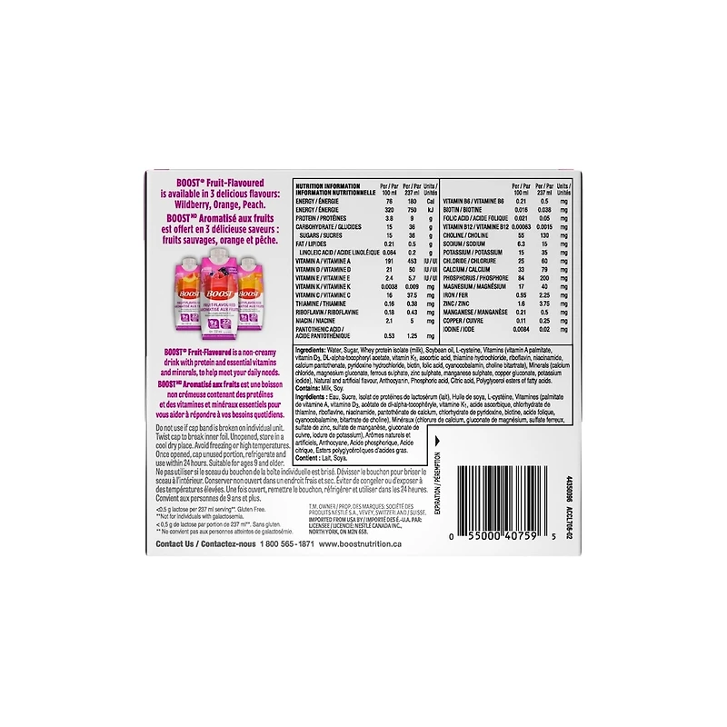 Boisson aromatisée aux fruits, Fruits sauvages