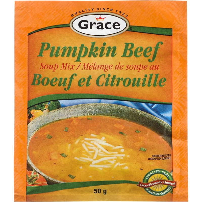 Mélange sec pour soupe boeuf et citrouille