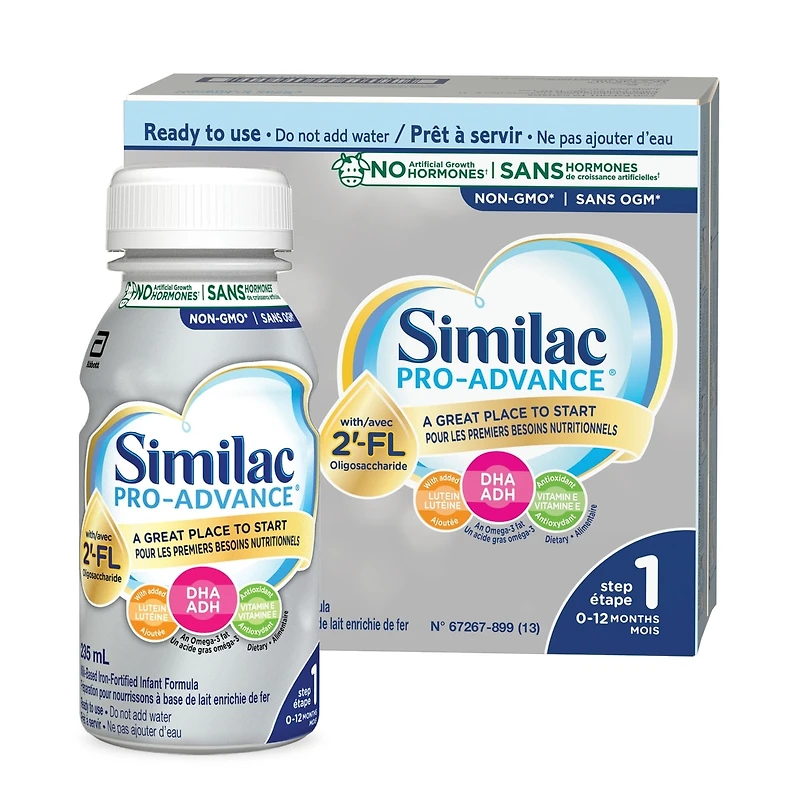 Similac Pro-Advance® Step 1, Ready-to-Feed, 16x235mL