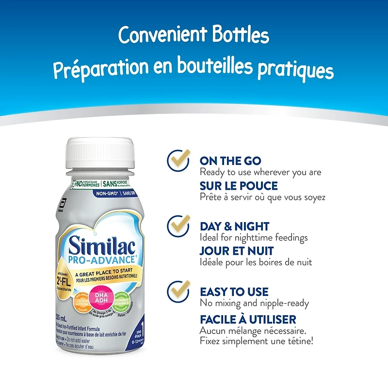 Similac Pro-Advance® Step 1, Ready-to-Feed, 16x235mL
