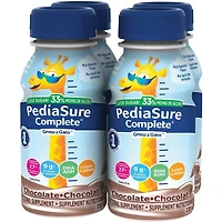 PediaSure Complete Reduced Sugar, 33% Less Sugar, Nutritional Supplement, 4 X 235 ml, Chocolate, 940 ml