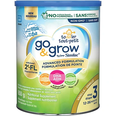 Go & Grow Step 3 Toddler Drink with 2'-FL. Immune Support Innovation: 2'-FL, Powder, 12-36 Months