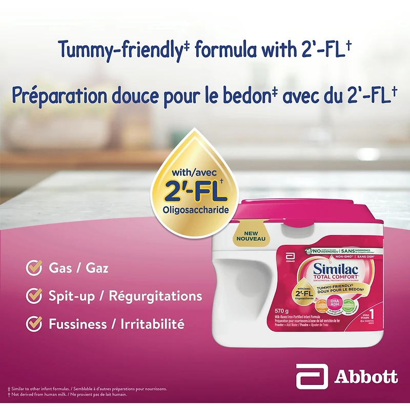 Total Comfort Baby Formula, Powder, 0+ Months