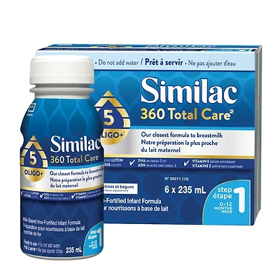 Similac 360 Total Care Étape 1 Pret-à-servir 6x235 mL