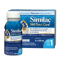 Similac 360 Total Care Étape 1 Pret-à-servir 6x235 mL