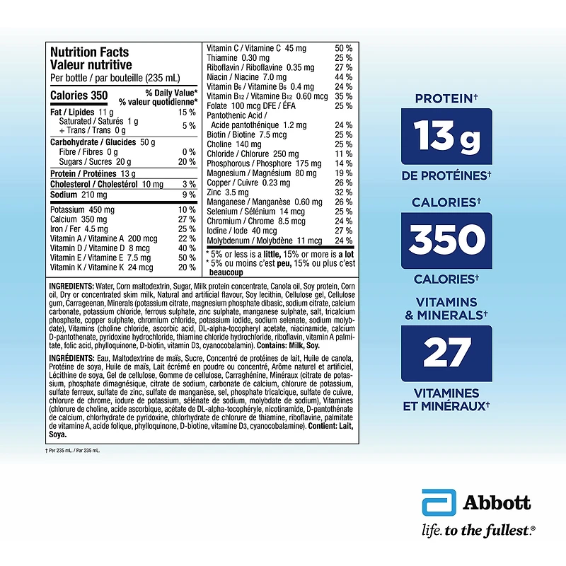 Ensure® Plus Calories PACANES AU BEURRE