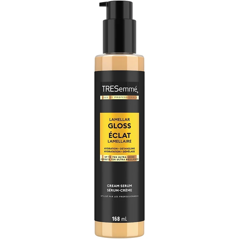 Lamellaire Gloss pour une Brillance Ultra-Intense jusqu'à 72H, TRESemmé Crème-Sérum