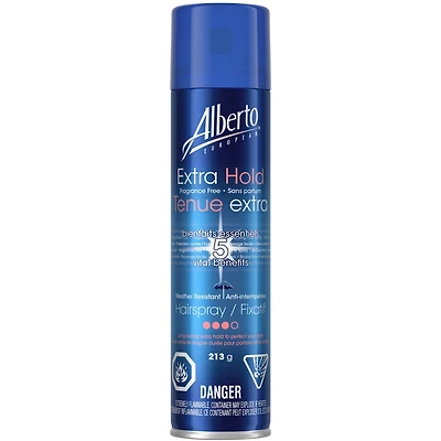 Hairspray for long-lasting hold Extra Hold unscented 213 g