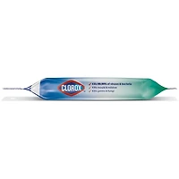CLOROX ON-THE-GO SERVIETTES DÉSINFECTANTES FRAICHEUR DES PRÉS, Pouche de 15