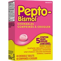 Comprimés à croquer pour soulager la nausée, les brûlures d’estomac, l’indigestion, 48 u