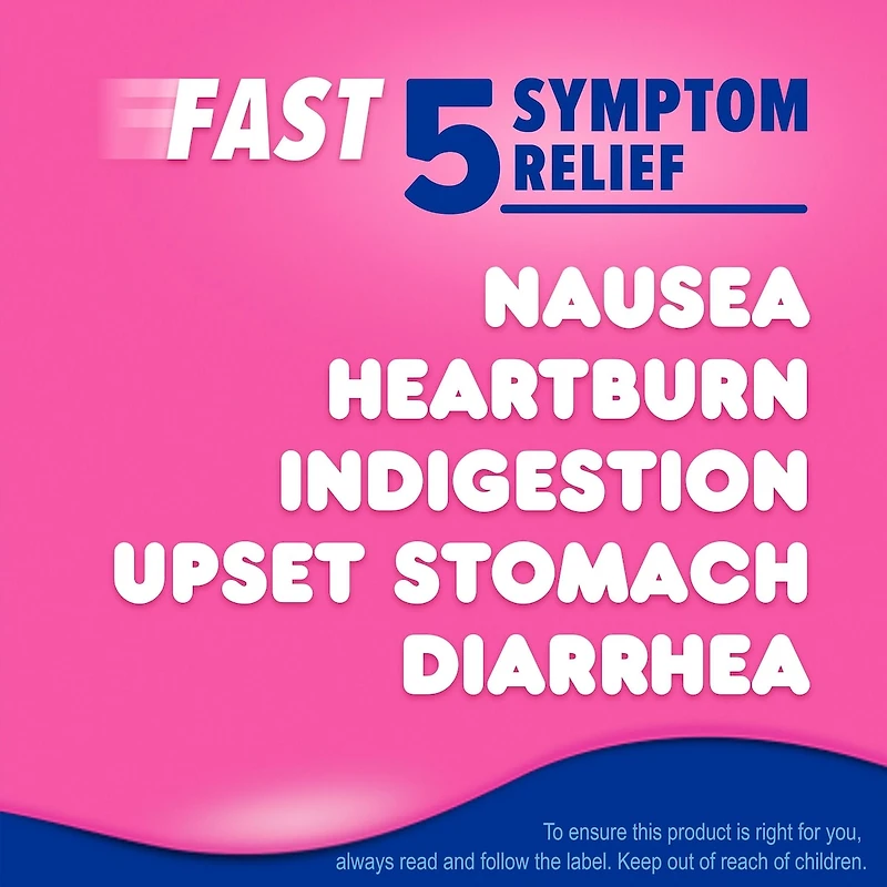 Original Extra Strength Liquid for Nausea, Heartburn, Indigestion, Upset Stomach, Diarrhea 350mL