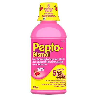 Liquide Pepto Bismol  saveur de cerise, 480 mL