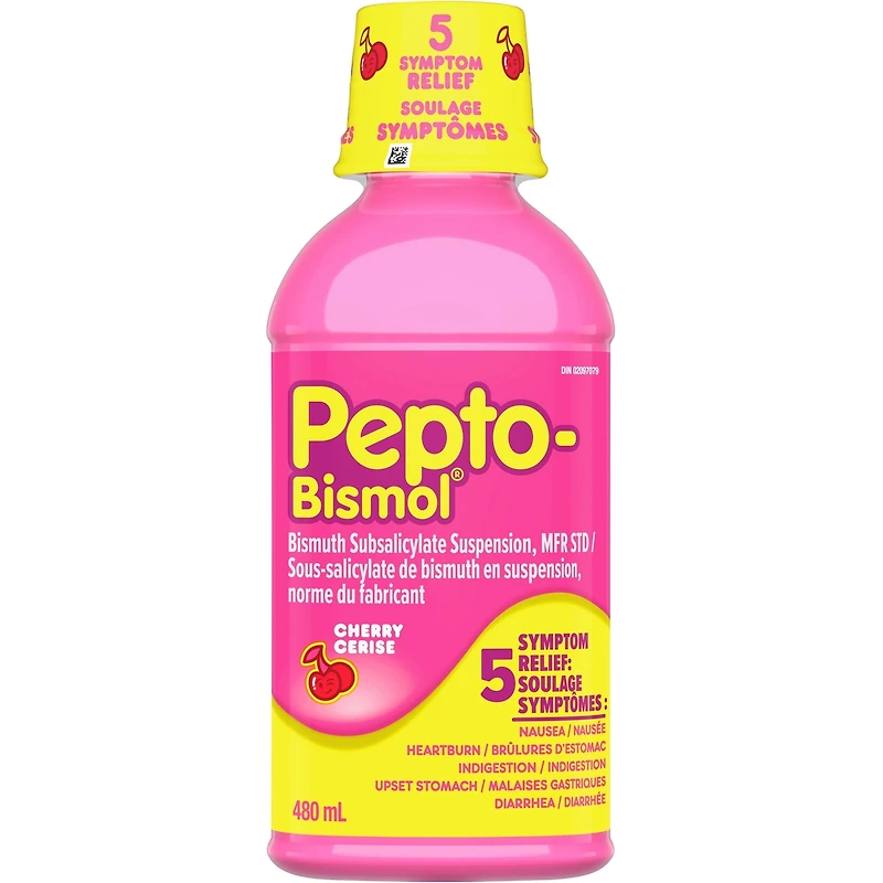 Liquide Pepto Bismol saveur de cerise, 480 mL