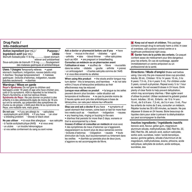 Pepto Bismol Liquid Cherry Flavor 480mL