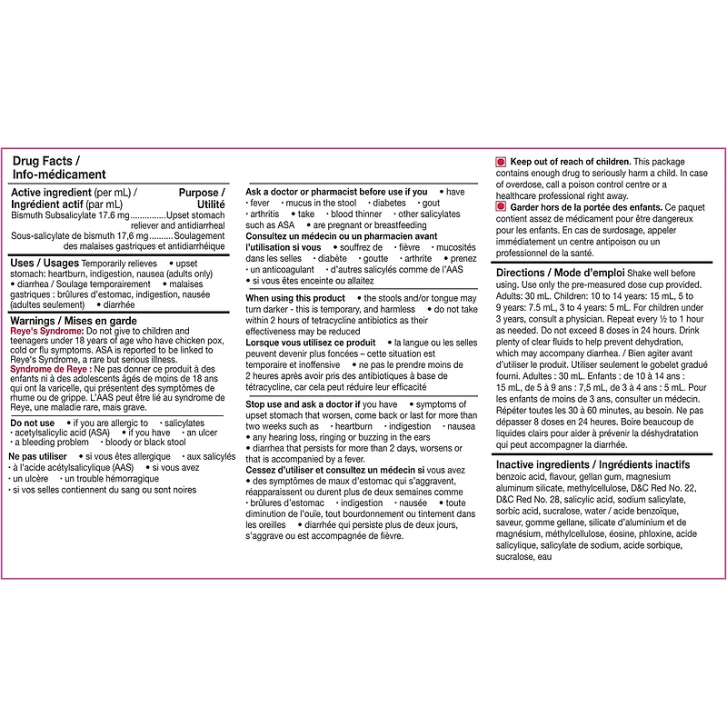 Liquide Pepto Bismol 480 mL