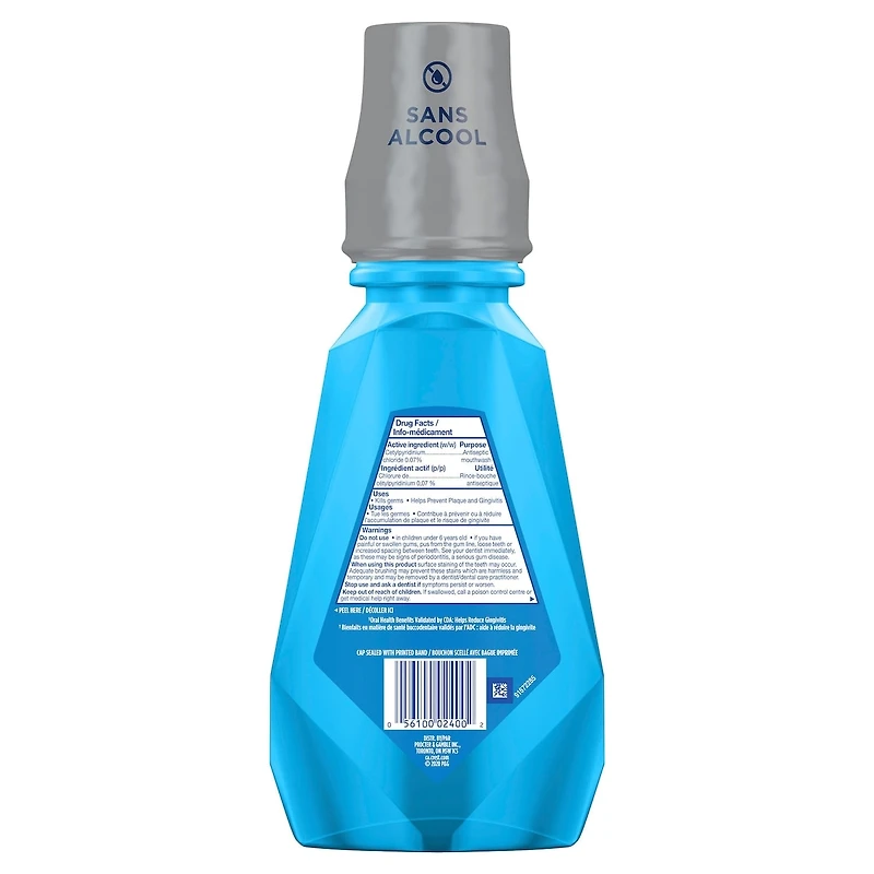 Crest Pro-Health Multi-Protection Alcohol Free Mouthwash, Clean Mint