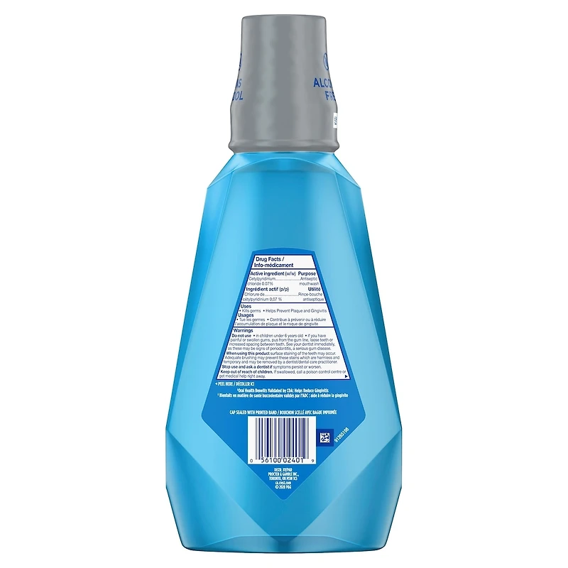 Rince-bouche Crest Pro-Santé Multi-Protection Menthe vive – 1 L