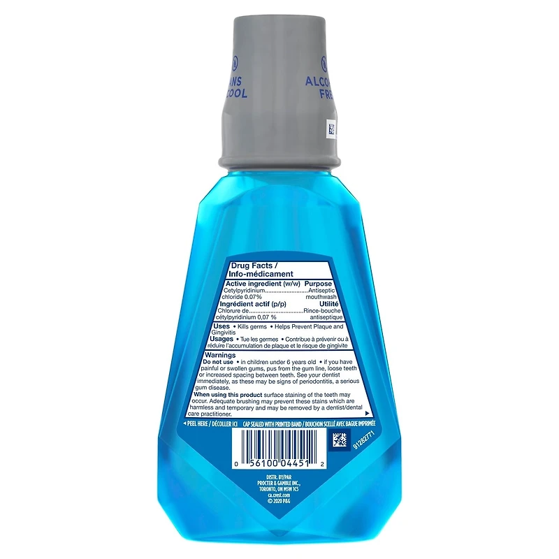 Rince-bouche Crest Pro-Santé Multi-Protection Menthe vive – mL