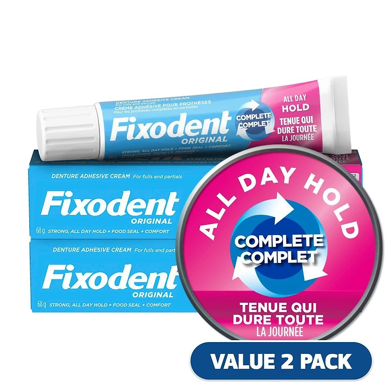 Original Secure Denture Adhesive (Twin Pack)