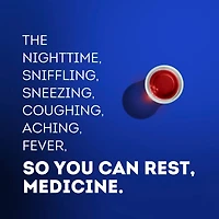 NyQuil Cold & Flu Nighttime Relief Liquid, Soothing Cherry, 236 mL