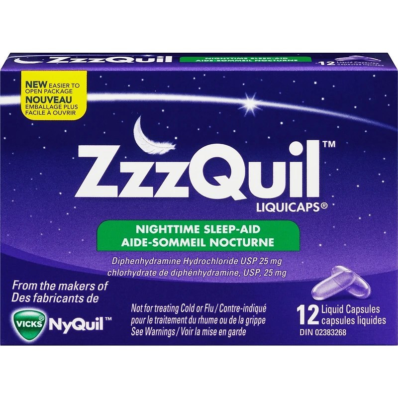 ZzzQuil Nighttime Sleep-Aid LiquiCaps