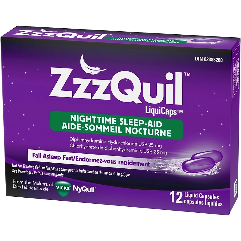 Aide-sommeil nocturne LiquiCaps ZzzQuil